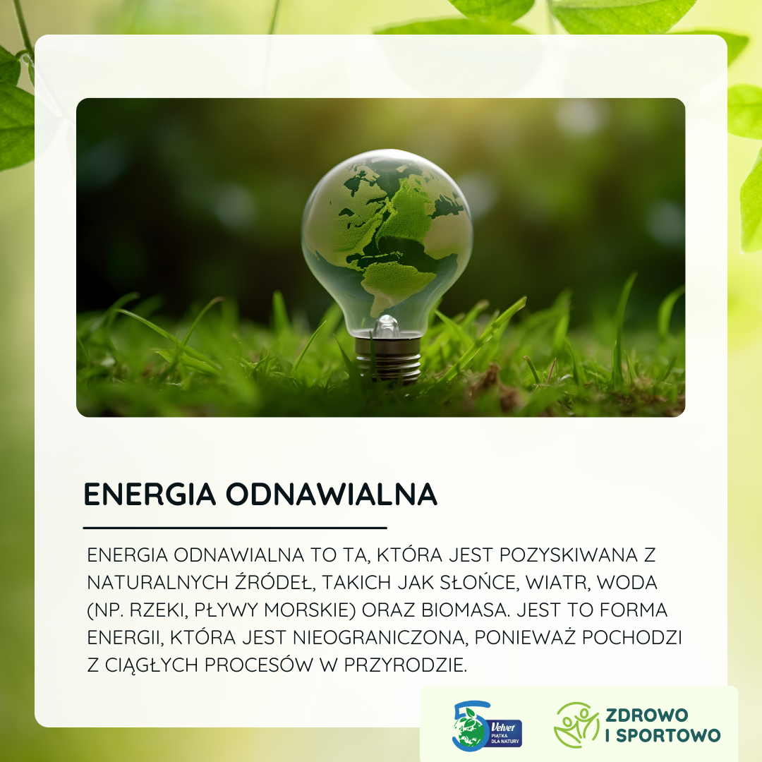 Energia odnawialna - Piątka dla Natury